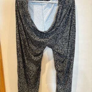 J. Jill Black and White Zebra Print Pants